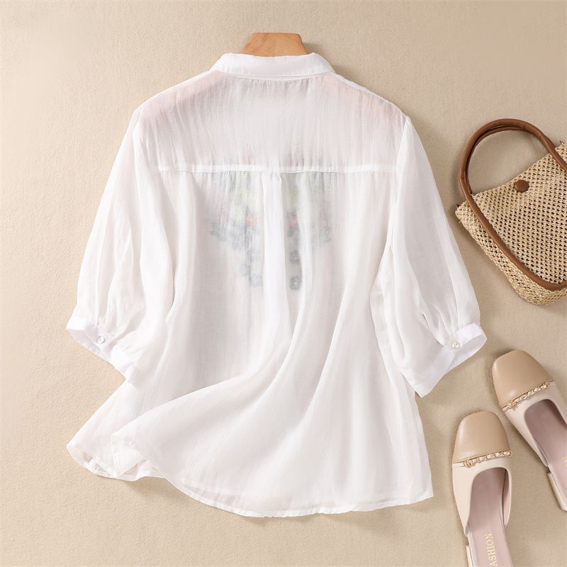 Blossom Embroidered Tunic Top