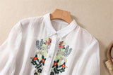 Blossom Embroidered Tunic Top