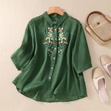 Blossom Embroidered Tunic Top