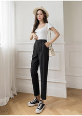 Korean Style Baggy Offwhite Trouser